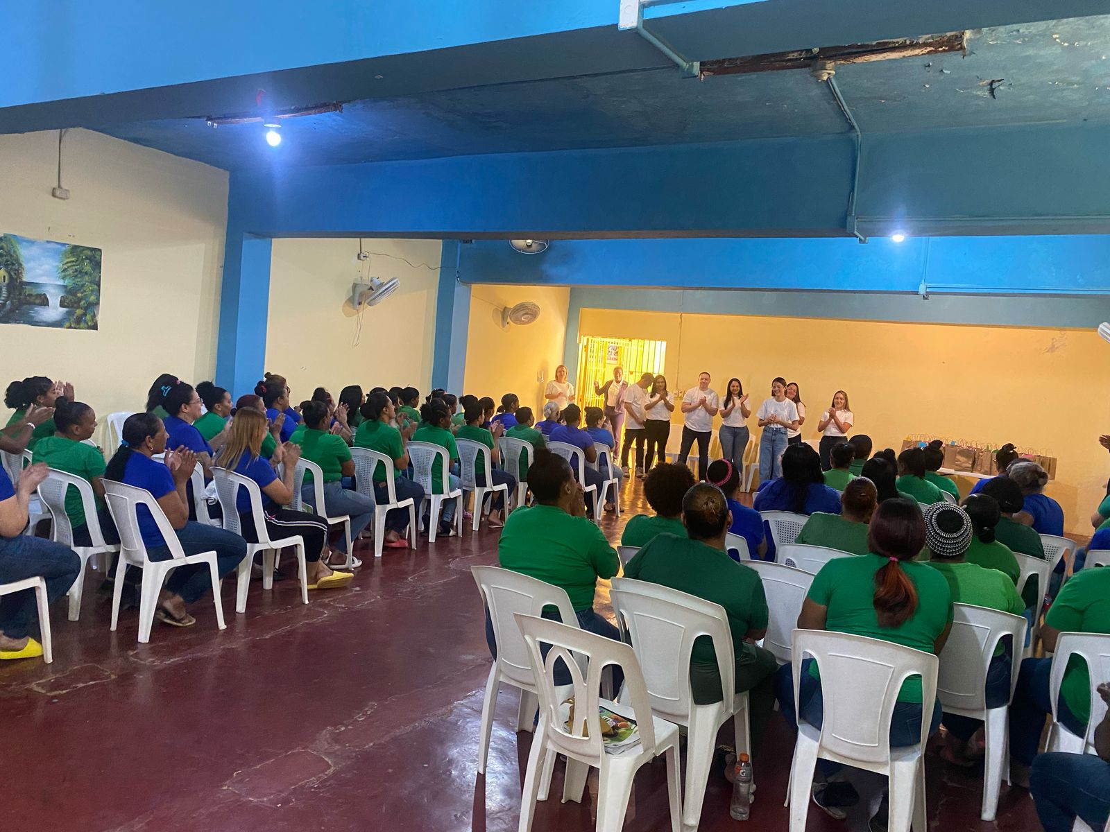 Rafey Women's Correctional Center event with incarcerated women and Vida Mana volunteers